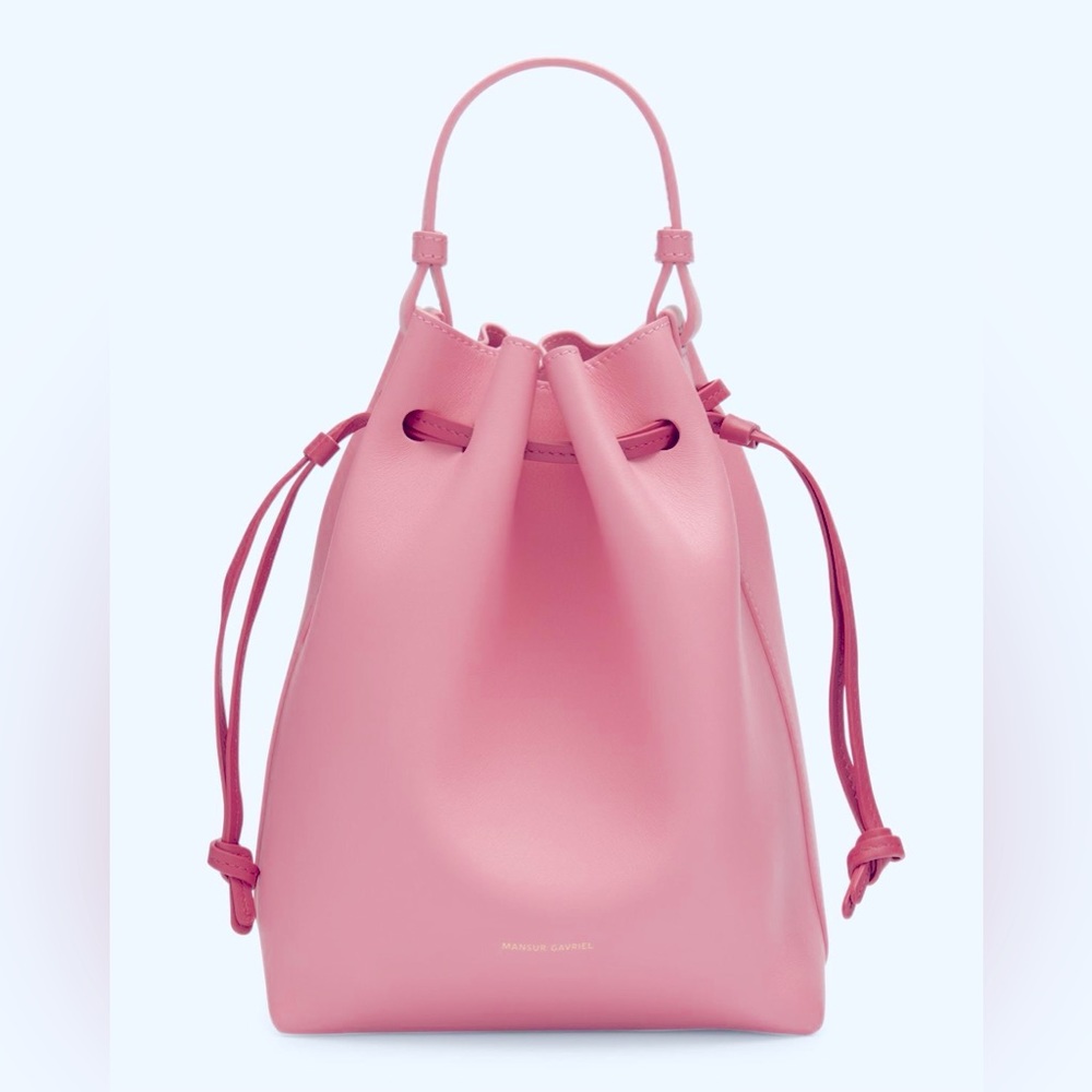 Mansur Gavriel Pink Confetti Bucket Bag